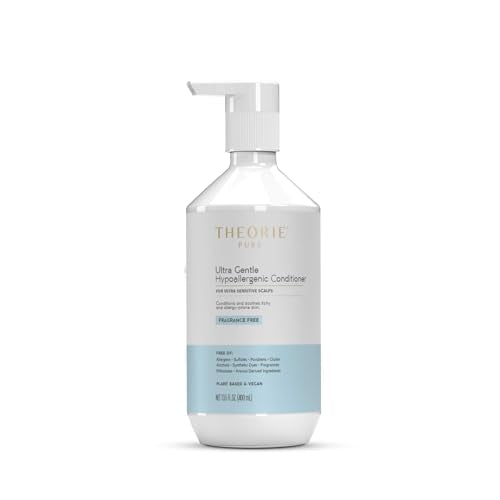 Theorie Pure Collection Conditioner - Soothes Itchy Skin, Aloe Vera Base, Fragrance-Free - 400mL