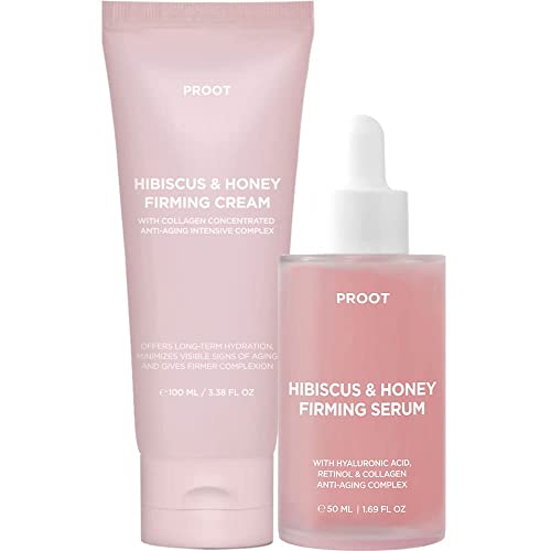 Hibiscus & Honey Firming Cream - Boosts Skin Firmness, Collagen Complex - 2oz Bundle