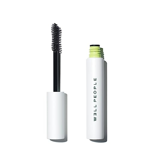 Well People Volumizing Mascara - Fluffy Lashes, Nourishing Plant-Based Formula - Black, 0.27oz