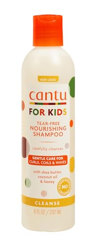 Cantu Care for Kids Shampoo & Body Wash - Tear-Free, Nourishing Shea & Coconut Oil - 8oz