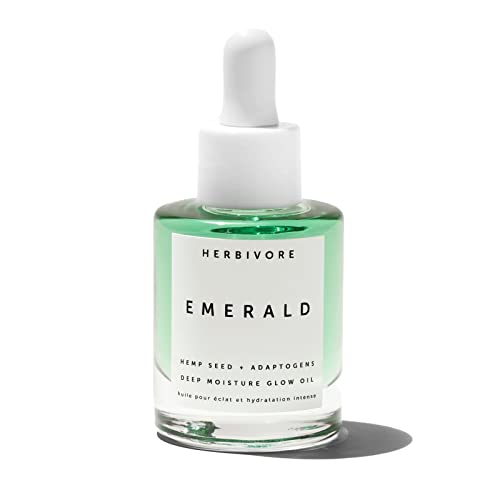 HERBIVORE Emerald Deep Moisture Glow Oil - Hydrating, Calming, Plant-Based - 30mL