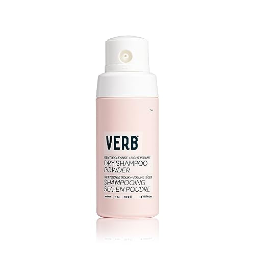 VERB Dry Shampoo Powder - Refreshes Hair, Absorbs Oil, Adds Volume - Paraben & Gluten Free - 2oz