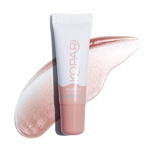 Kopari Coconut Lip Gloss - Hydrating, Vitamin E & Shea Butter, Long Wear High Shine - 0.15oz