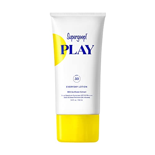 Supergoop! PLAY Everyday Lotion SPF 50 - Hydrating, Broad Spectrum Protection - 5.5 fl oz