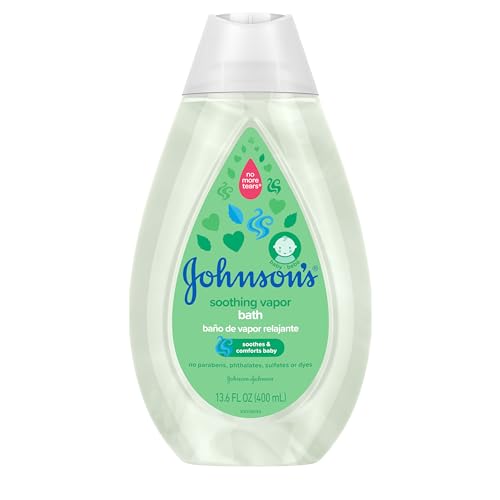 Johnson's Baby Vapor Bath - Soothes & Cleanses with Calming Aromas, Hypoallergenic - 13.6oz