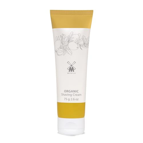 MÜHLE Organic Shaving Cream - Hydrating & Smooth Shave, BDIH Certified Vegan - 75mL