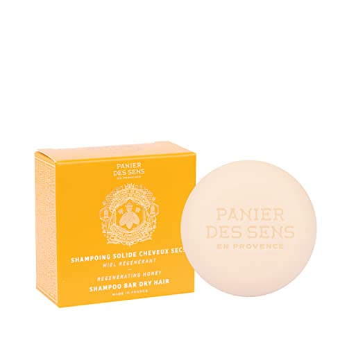 Panier des Sens Shampoo Bar for Dry Hair - Nourishing Organic Honey, Propolis & Coconut Oil - 2.6oz