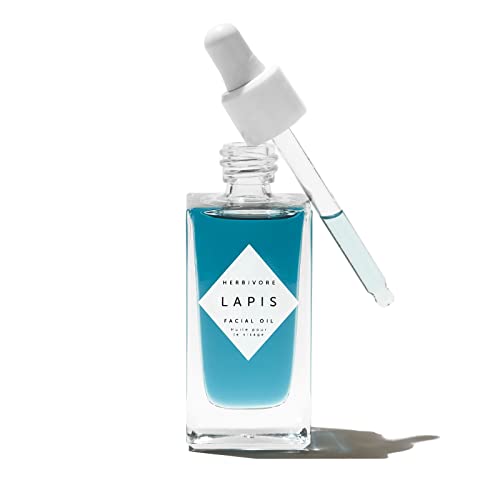 HERBIVORE Lapis Blue Tansy Face Oil - Redness Soothing, Plant-Based Hydration - 50 mL