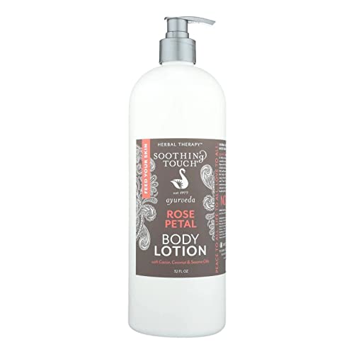 Soothing Touch Rose Petal Body Lotion - Nourishes & Moisturizes Dry Skin - 32 oz