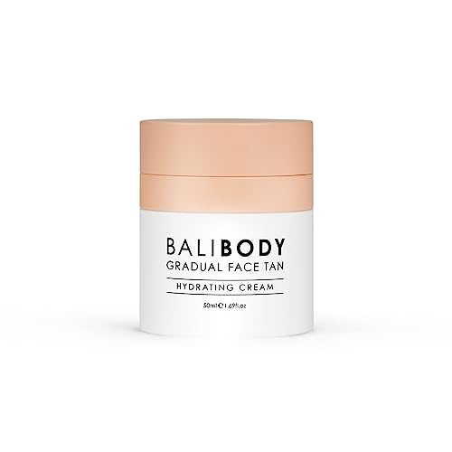 Bali Body Gradual Face Tan - Hydrating Daily Moisturizer for Natural Glow, Vegan - 50ml