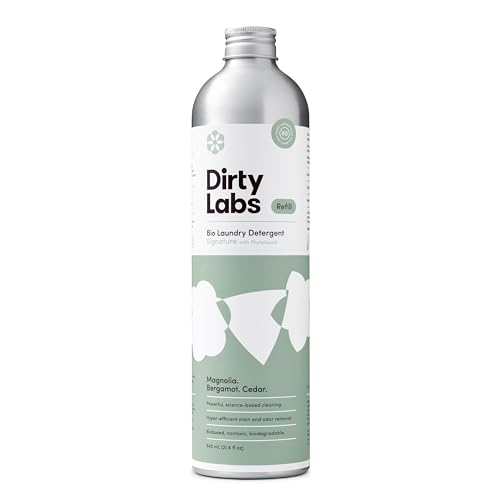 Dirty Labs Concentrated Laundry Detergent - Nontoxic Stain & Odor Removal, 80 Loads, Signature Scent