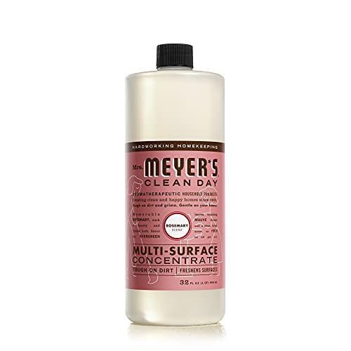 MRS. MEYER'S CLEAN DAY Multi-Surface Cleaner - Biodegradable Formula, Rosemary Scent - 32 fl. oz