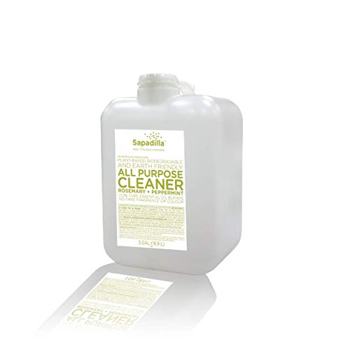 Sapadilla All-Purpose Cleaner - Plant-Based, Pure Essential Oils, 5 Gallon Concentrate Refill