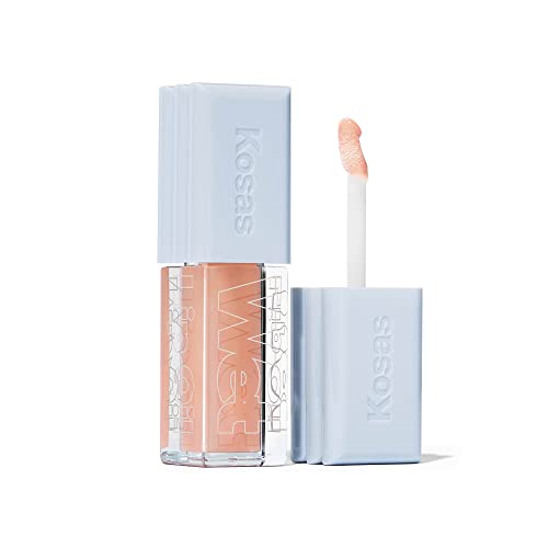 Kosas Wet Lip Oil Gloss - Hydrating, Plumping Treatment with Hyaluronic Acid - Jellyfish