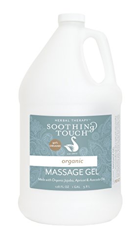 Soothing Touch Organic Massage Gel - Long-Lasting Glide, Vegan, Paraben-Free - 128oz