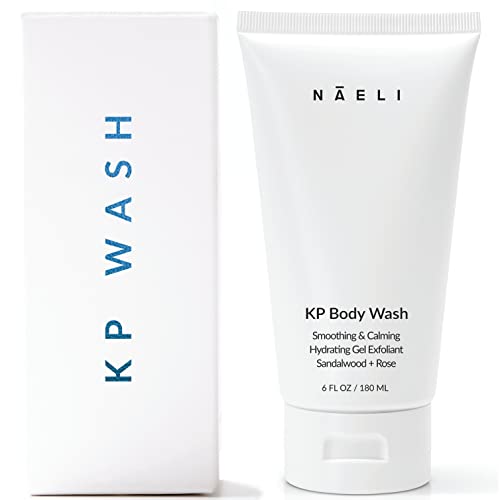 Gentle Exfoliating Body Wash - Smooths Keratosis Pilaris & Acne, 14% Glycolic & Salicylic - 6oz