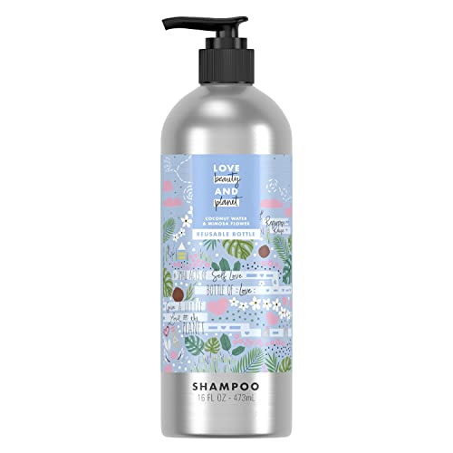 Love Beauty and Planet Coconut Water Shampoo - Volume Boost, Vegan, Refillable - 16.5oz