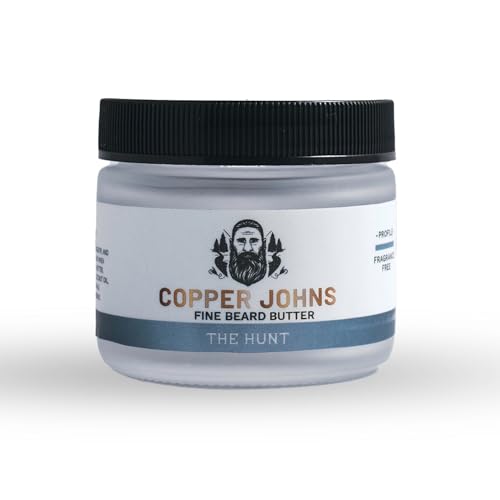 Copper Johns Beard Oil - Moisturizes, Softens & Controls, Unscented, 2 oz with Ionic Minerals