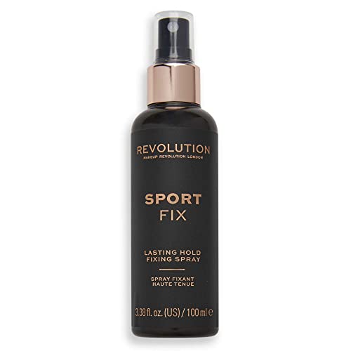 Makeup Revolution Sport Fixing Spray - Long Lasting, No Smudging, Vegan - 3.38 Fl Oz