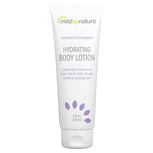 MILD by Nature Hydrating Body Lotion - Moisturizes with Aloe Vera, Lavender Lemongrass - 8 fl oz