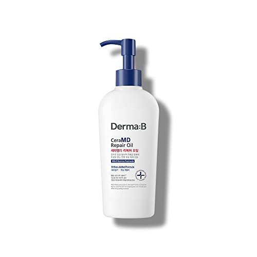 Derma B CeraMD Body Oil - Lightweight Moisturizing for Dry Sensitive Skin, 200ml