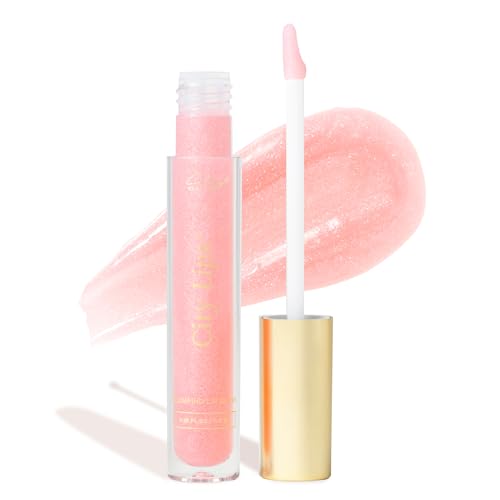 City Beauty Lip Plumper - Hydrating, Smoothing Gloss with Hyaluronic Acid - Tinsel Town