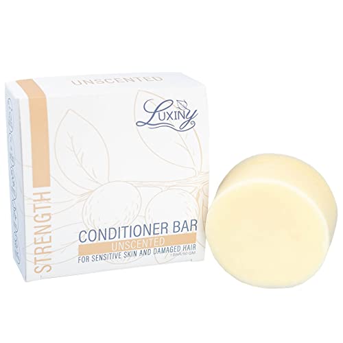 Luxiny Conditioner Bar - Nourishes Hair, Plant-Based, Travel-Friendly, 50-75 Uses - 50g