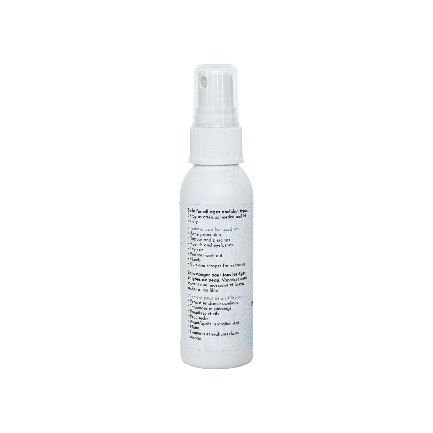 e11ement Acne & Eczema Cleanser - Hypochlorous Acid, Hypoallergenic, Dermatologist Tested - 4oz