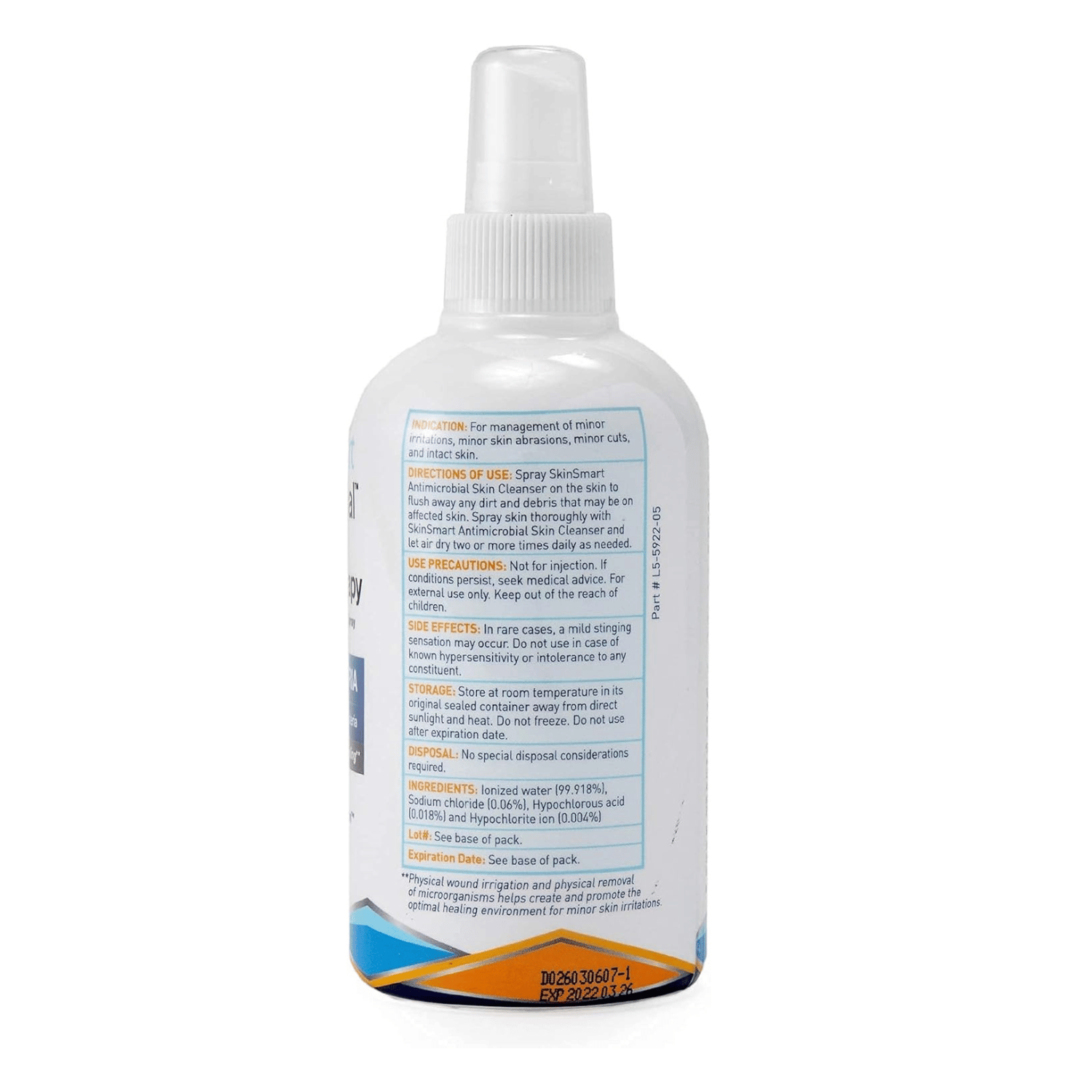 SkinSmart Antimicrobial Eczema Therapy - Fast Relief, Hypochlorous Acid, 8oz Spray for All Ages