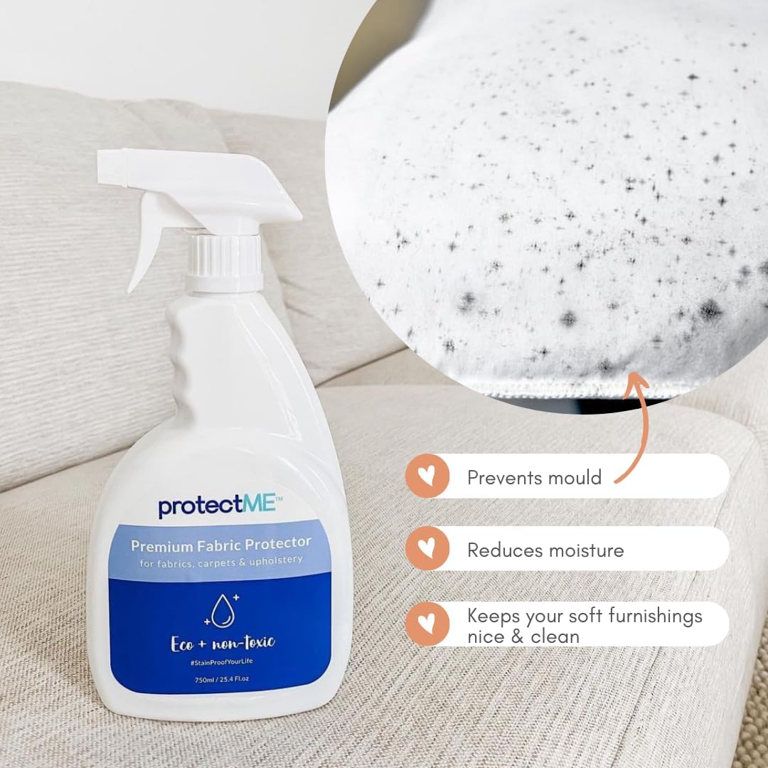 protectME Fabric Protector - Non-Toxic Stain Guard, UV Stable Barrier - 25.4 fl. oz.