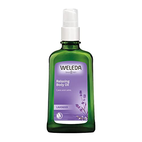 Weleda Lavender Body Oil - Calming Skin Moisturizer, Soothing Aroma - 3.4oz