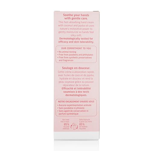 Weleda Unscented Hand Cream - Moisturizes with Jojoba, Borage & Coconut Oils - 1.7oz