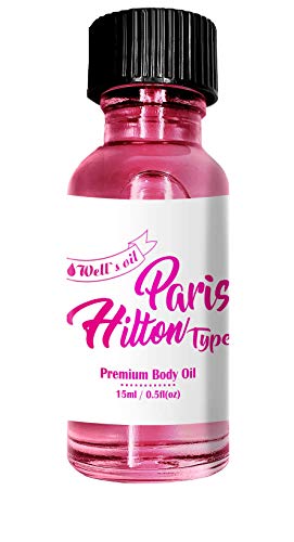 Well's Oil Perfume Oil - Inspired by Paris, Sweet & Fruity, Long-Lasting, Paraben-Free - 0.5 Fl Oz