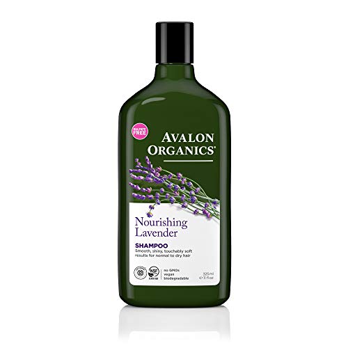 Avalon Organic Botanicals Lavender Shampoo - Hydrating, Plant-Based Formula - 11 oz