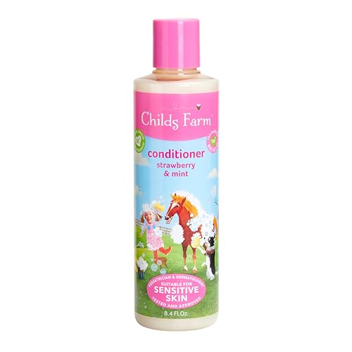 Childs Farm Kids Hair Care Set - Nourishes Sensitive Skin, Vegan & 97% Natural - 8.4 Fl Oz