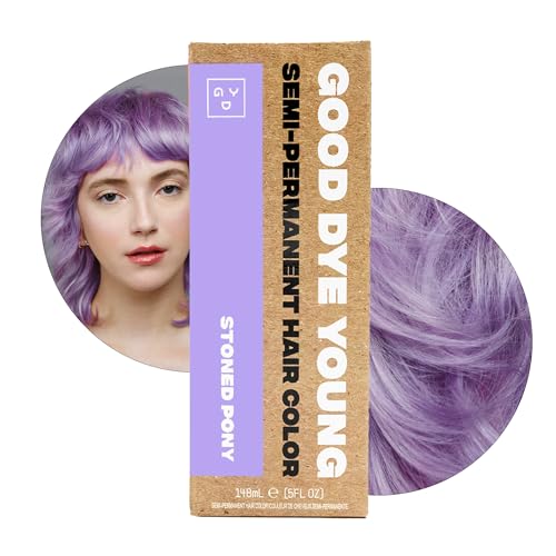 Good Dye Young Hair Dye - Vibrant Purple Color, Conditioning Formula, Bergamot Essence - 5FL OZ