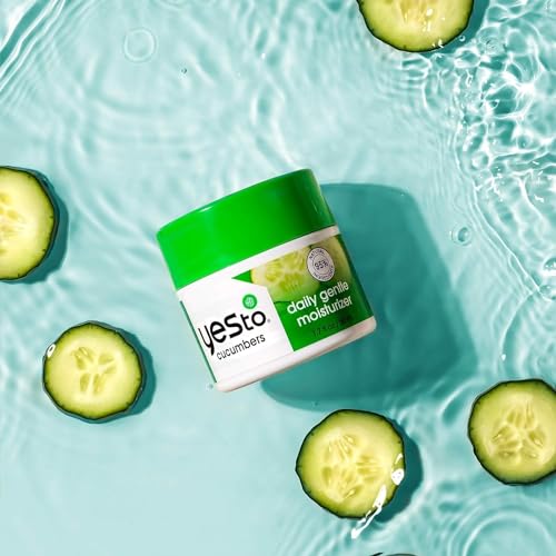 Yes To Cucumbers Daily Moisturizer - Hydrating Aloe & Sweet Almond Oil for Sensitive Skin - 1.7oz