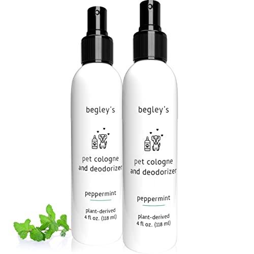 Begley’s Natural Pet Cologne - Long-Lasting Dog & Cat Deodorizer, Hypoallergenic Formula - 8oz