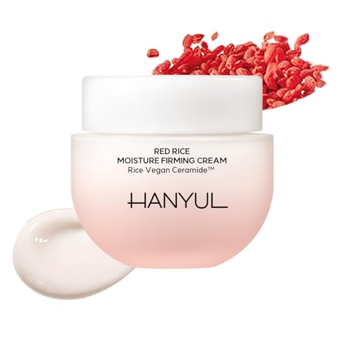 Hanyul Red Rice Moisture Firming Cream - 100-Hour Hydration, Vegan Collagen, 1.86 fl.oz.