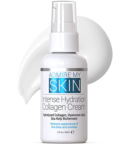 Admire My Skin Collagen Cream Moisturizer - Reduces Redness, Hydrates, 2oz