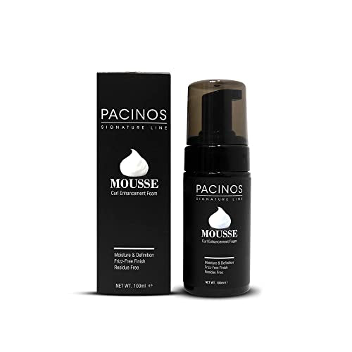 Pacinos Curl Enhancing Mousse - Hydrating Volume, Anti-Frizz Control for All Hair Types - 100 mL