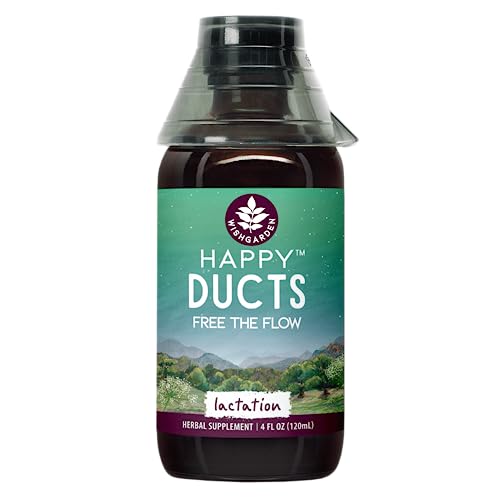 WishGarden Herbs Happy Ducts - Lactation Support for Clogged Duct Relief, Vegan Formula - 4oz