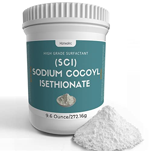 Premium Sodium Cocoyl Isethionate Powder - Gentle Foaming, Biodegradable for Bath Products - 9.6oz