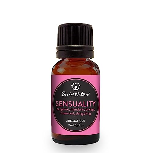 Sensuality Aromatique Body Oil - 100% Pure Essential Oils for Romantic Indulgence - 15mL