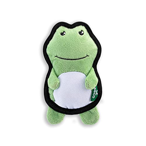 Beco Lovable Frog Dog Toy - Durable, 65% Recycled Materials, Supports Tree Planting - 10in