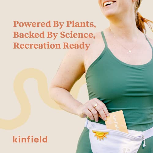 Kinfield Golden Hour Wipes - Natural Insect Repellent, Biodegradable, TSA Approved - 12 Pack