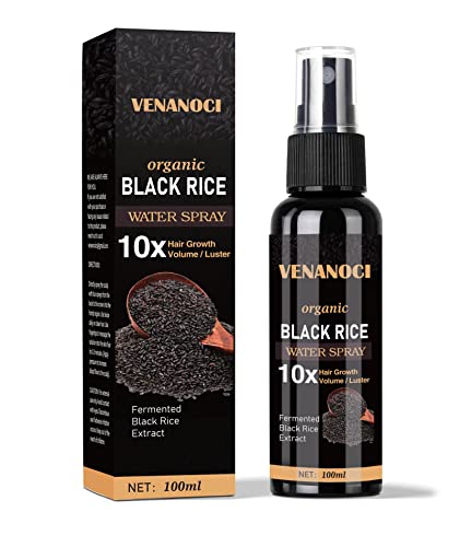 Venanoci Hair Growth Serum - Promotes Thicker, Fuller Hair with Rice Water & Castor Oil - 8oz