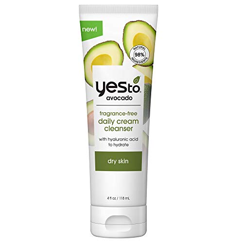 Yes To Avocado Face Wash - Hydrating Makeup Remover with Hyaluronic Acid & Glycerin - 4 Fl Oz