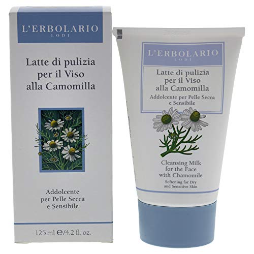 L'Erbolario Chamomile Face Cleanser - Hydrates, Soothes & Protects Sensitive Skin - 4.2oz