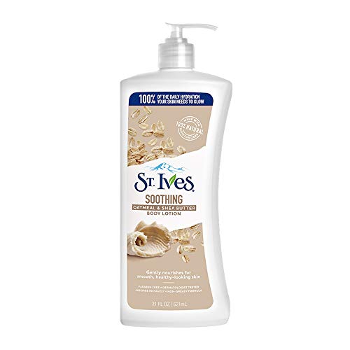 St. Ives Body Lotion - Nourishing Oatmeal & Shea Butter, Hypoallergenic, 21oz